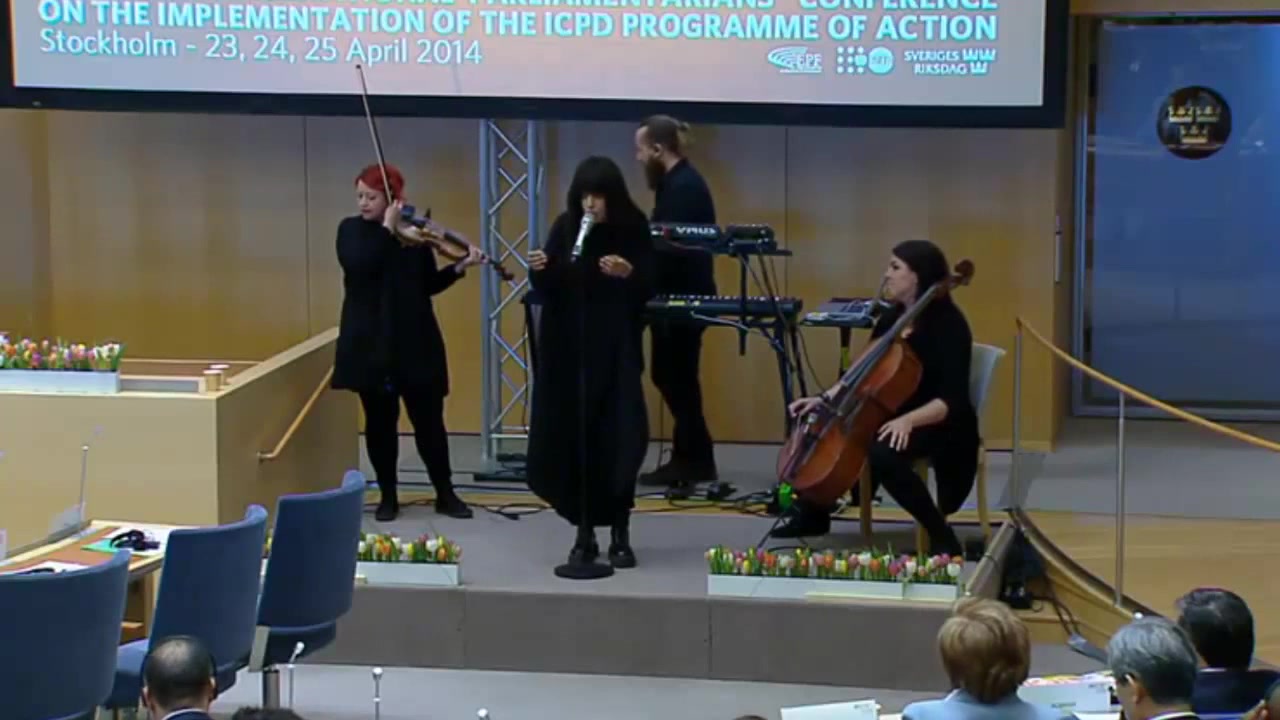 Loreen - Euphoria & All Is Full Of Love, International Parliamentary Conference (23.04.2014) thumbnail